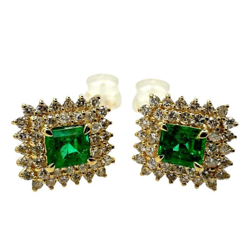 エメラルド 0.30×2ct ダイヤモンド 計0.31×2ct ピアス K18ゴールド 18金 2.7g レディース
【中古】【真子質店】【NN】




【IxxI】