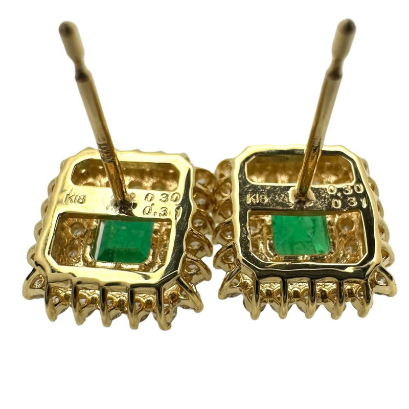 エメラルド 0.30×2ct ダイヤモンド 計0.31×2ct ピアス K18ゴールド 18金 2.7g レディース
【中古】【真子質店】【NN】




【IxxI】