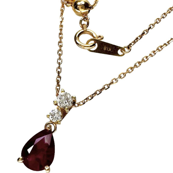ルビー 1.12ct ダイヤモンド 計0.16ct ネックレス K18ゴールド 18金 3.4g 46cm レディース
【中古】【真子質店】【NN】




【YKI】
