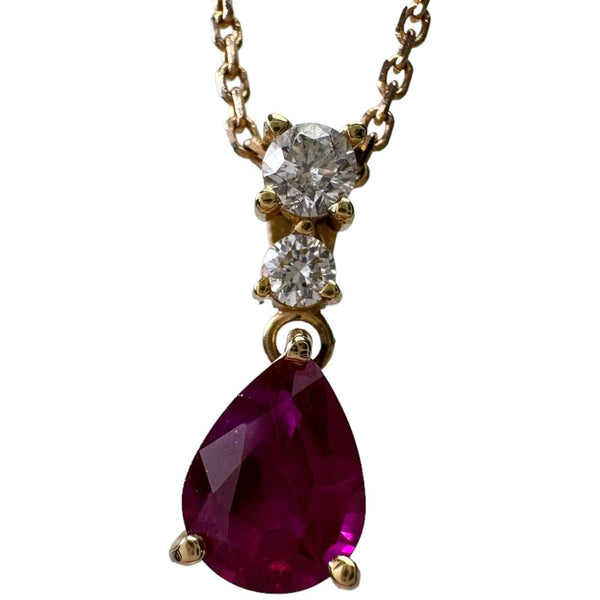 ルビー 1.12ct ダイヤモンド 計0.16ct ネックレス K18ゴールド 18金 3.4g 46cm レディース
【中古】【真子質店】【NN】




【YKI】
