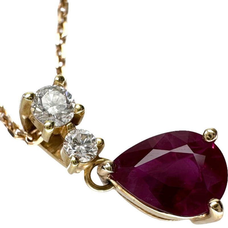 ルビー 1.12ct ダイヤモンド 計0.16ct ネックレス K18ゴールド 18金 3.4g 46cm レディース
【中古】【真子質店】【NN】




【YKI】