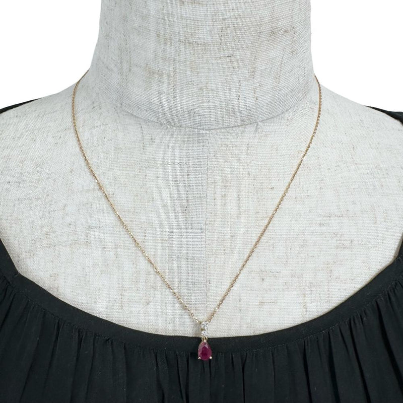 ルビー 1.12ct ダイヤモンド 計0.16ct ネックレス K18ゴールド 18金 3.4g 46cm レディース
【中古】【真子質店】【NN】




【YKI】