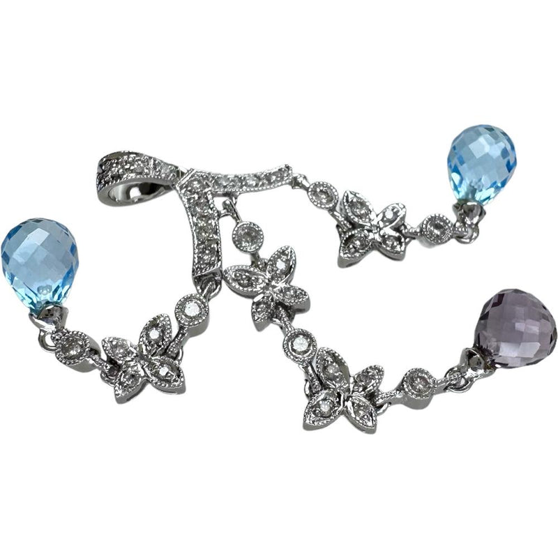 ブルートパーズ/アメジスト 計3.42ct ダイヤモンド 計0.25ct ペンダントトップ K18WGホワイトゴールド 18金 3.6g レディース
【中古】【真子質店】【NN】




【MaDI】