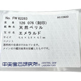 12号 エメラルド 1.26ct ダイヤモンド 計0.76ct リング・指輪 Pt900プラチナ 10.2g レディース
【中古】【真子質店】【NN】




【IKxx】