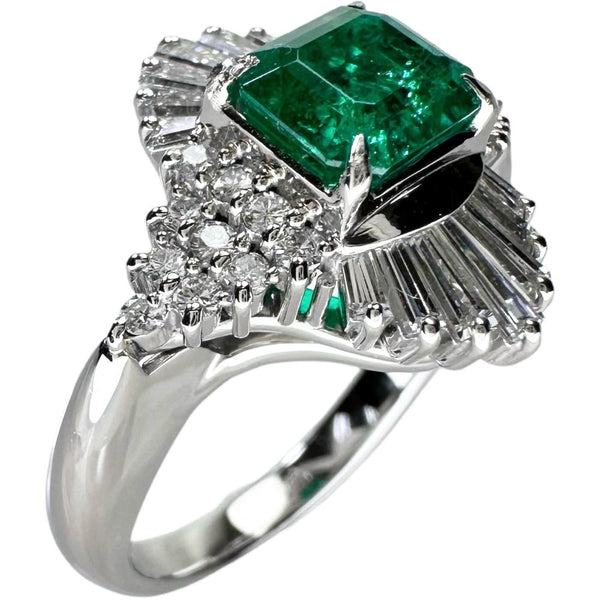 12号 エメラルド 1.26ct ダイヤモンド 計0.76ct リング・指輪 Pt900プラチナ 10.2g レディース
【中古】【真子質店】【NN】




【IKxx】