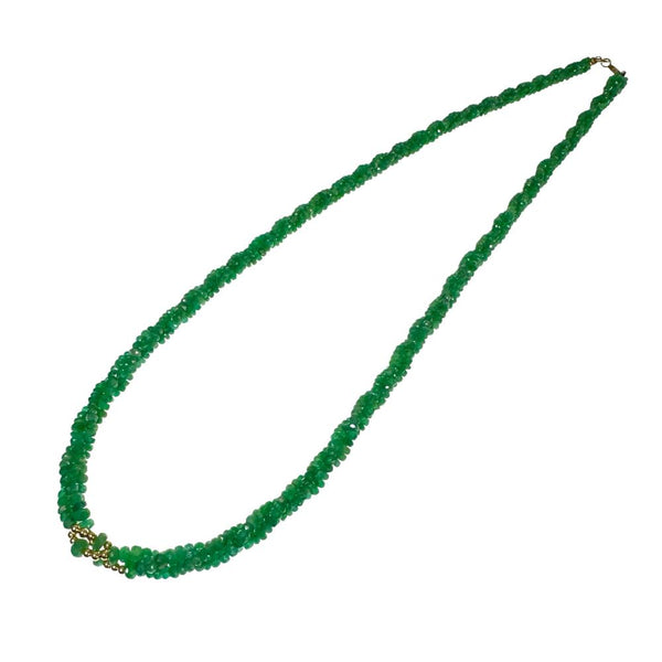 3連ねじりディスカット エメラルド 計106.50ct ネックレス K18ゴールド 18金/(トップのボールもK18ゴールド/分析済み) 21.5g 50cm レディース
【中古】【真子質店】【NN】




【MaxMi】