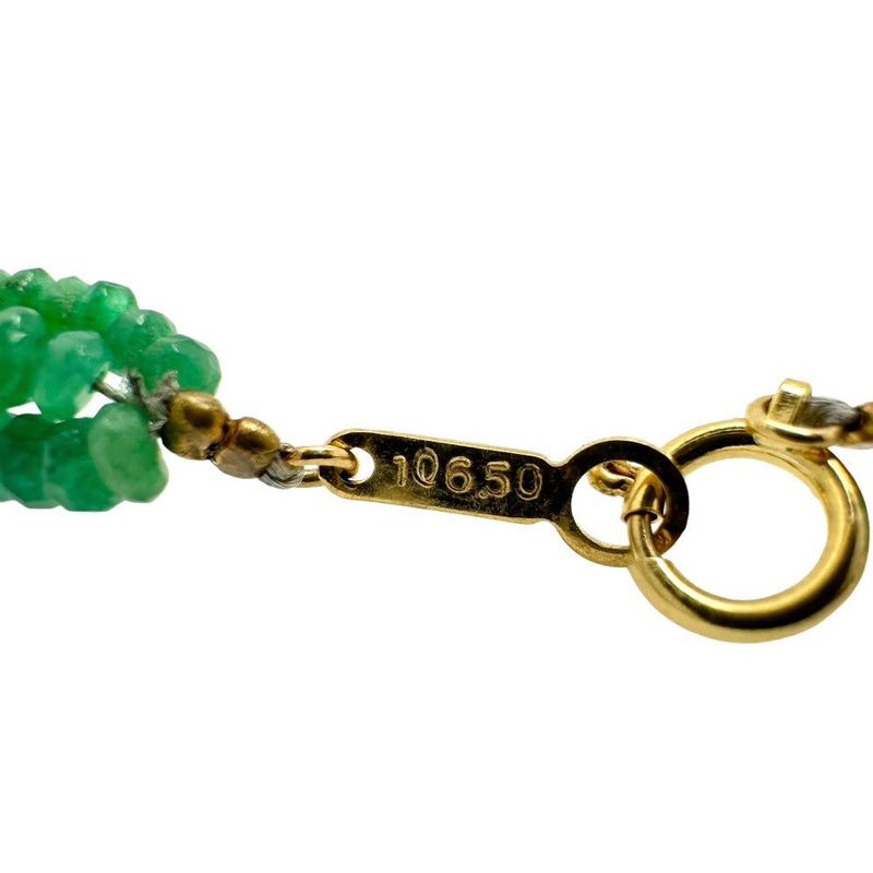 3連ねじりディスカット エメラルド 計106.50ct ネックレス K18ゴールド 18金/(トップのボールもK18ゴールド/分析済み) 21.5g 50cm レディース
【中古】【真子質店】【NN】




【MaxMi】