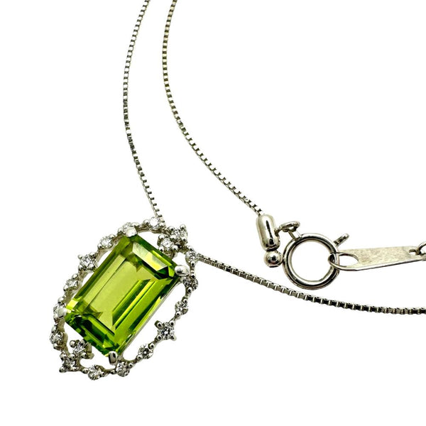 ペリドット 3.04ct ダイヤモンド 計0.20ct ネックレス K18WGホワイトゴールド 18金 4.8g 45cm レディース
【中古】【真子質店】【NN】




【Yxx】