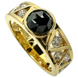 17号【DESIGNER JEWELRY/作家ジュエリー】 吉田綾子 ブラックダイヤモンド 1.00/計0.05ct ダイヤモンド 計0.55ct リング・指輪 K18ゴールド 18金 8.0g レディース
【中古】【真子質店】【NN】




【MiMoMi】