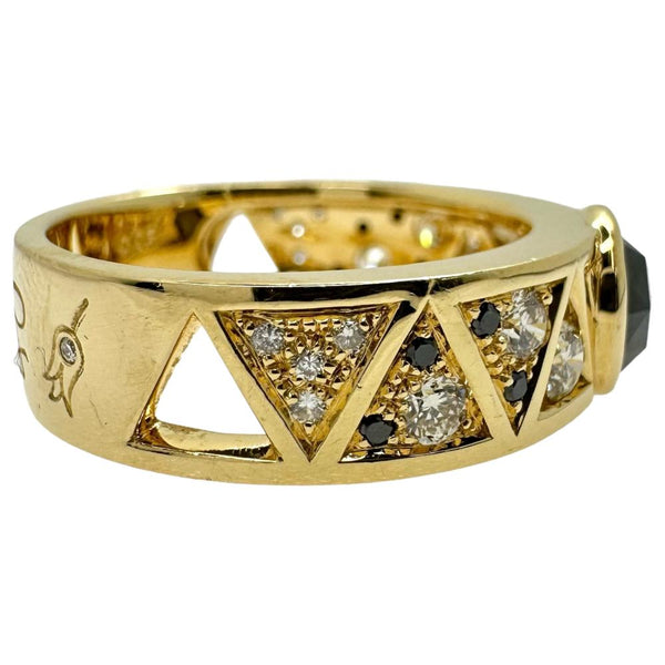 17号【DESIGNER JEWELRY/作家ジュエリー】 吉田綾子 ブラックダイヤモンド 1.00/計0.05ct ダイヤモンド 計0.55ct リング・指輪 K18ゴールド 18金 8.0g レディース
【中古】【真子質店】【NN】




【MiMoMi】