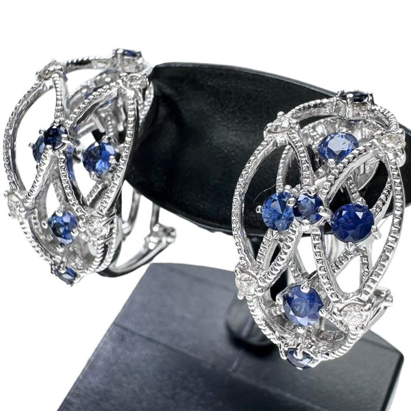 サファイア 計0.37×2ct ダイヤモンド 計0.08×2ct ピアス K18WGホワイトゴールド 18金 6.9g レディース
【中古】【真子質店】【NN】




【KKx】