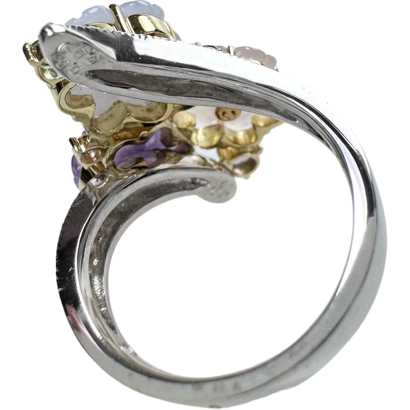13号【DESIGNER JEWELRY/作家ジュエリー】 仕上げ済 山崎裕見子/YUMIKO YAMAZAKI フラワー/花 マルチカラーストーン ダイヤモンド 計0.10ct リング・指輪 K18WGホワイトゴールド 18金/K18YGイエローゴールド 18金 11.2g レディース
【中古】【真子質店】【NN】




【IIxx】