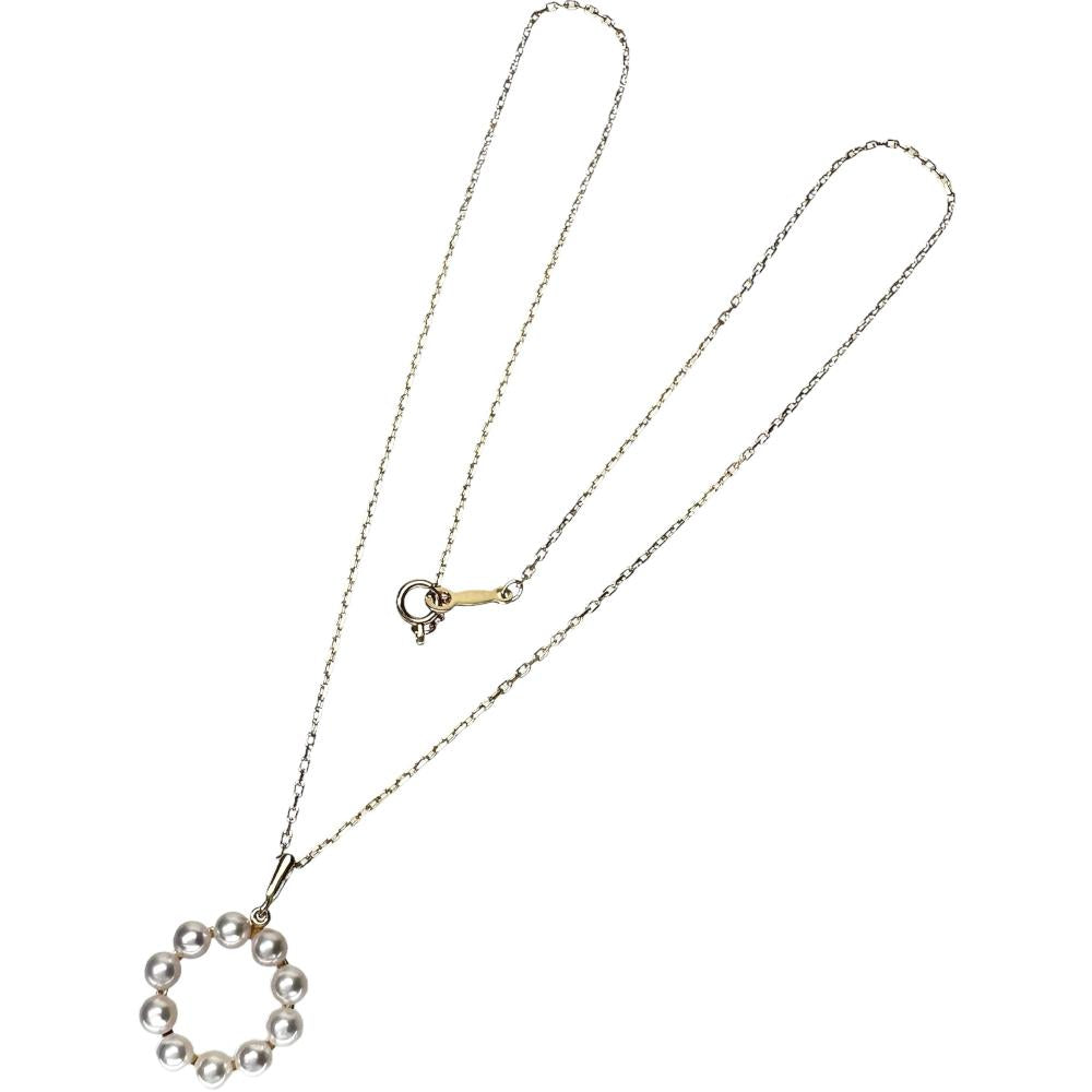 MIKIMOTO K18 パール　バングル　ケース　箱　説明書 MIKIMOTO K18 パール バングル ケース 箱 説明書 創業90周年記念作品