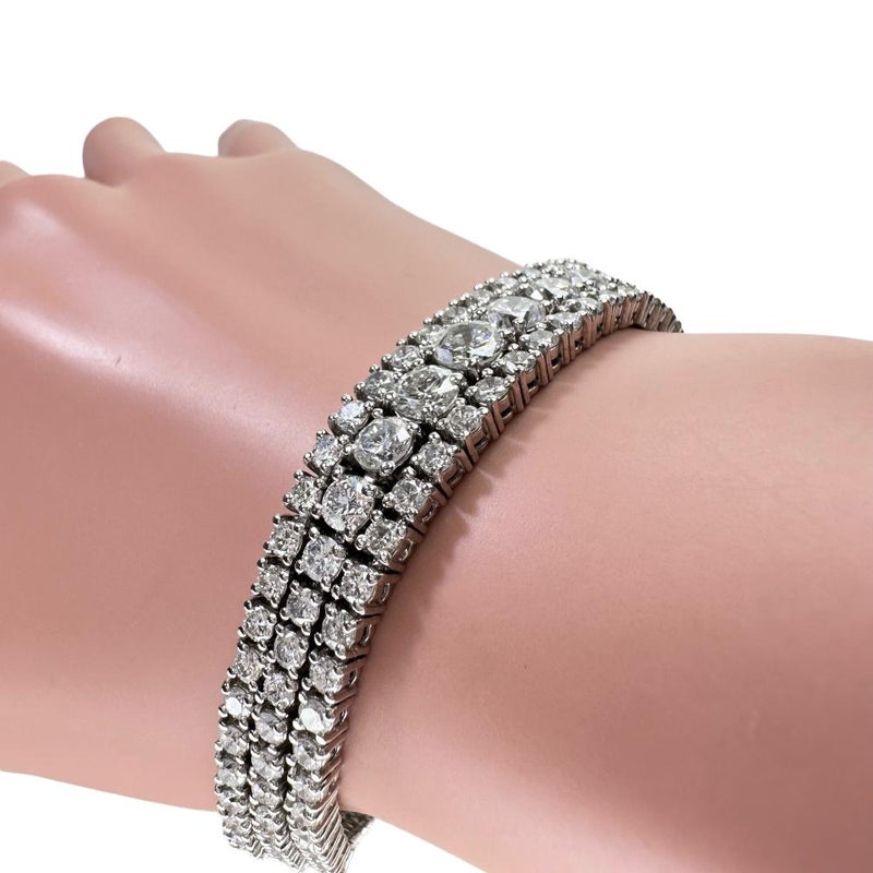 ダイヤモンド 11.25ct ブレスレット Pt850プラチナ 42.1g 17.5cm レディース
【中古】【真子質店】【NN】




【KKxx】