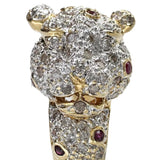 17号 パンサー/豹デザイン ダイヤモンド 0.86ct ルビー 0.23ct リング・指輪 K18ゴールド 18金 9.5g レディース
【中古】【真子質店】【NN】




【IITT】