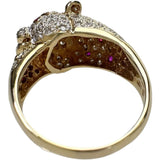 17号 パンサー/豹デザイン ダイヤモンド 0.86ct ルビー 0.23ct リング・指輪 K18ゴールド 18金 9.5g レディース
【中古】【真子質店】【NN】




【IITT】