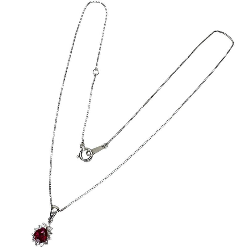 ルビー 0.77ct ダイヤモンド 0.16ct ネックレス Pt850プラチナ/Pt900プラチナ 3.5g 41cm レディース
【中古】【真子質店】【NN】




【MaxMi】