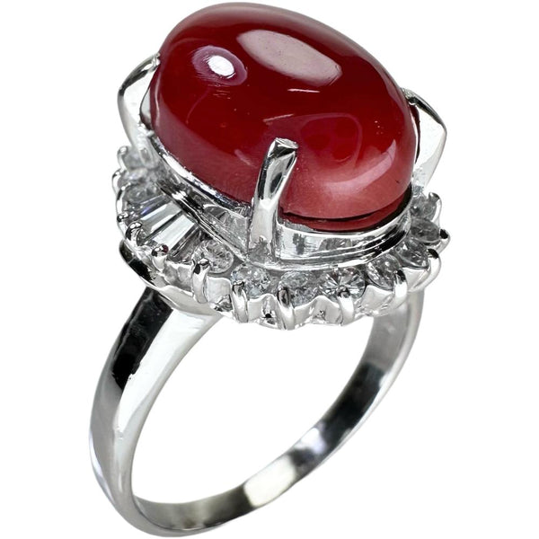 17号 血赤サンゴ ダイヤモンド 計0.48ct リング・指輪 Pt900プラチナ 9.8g レディース
【中古】【真子質店】【NN】




【SMaMo】