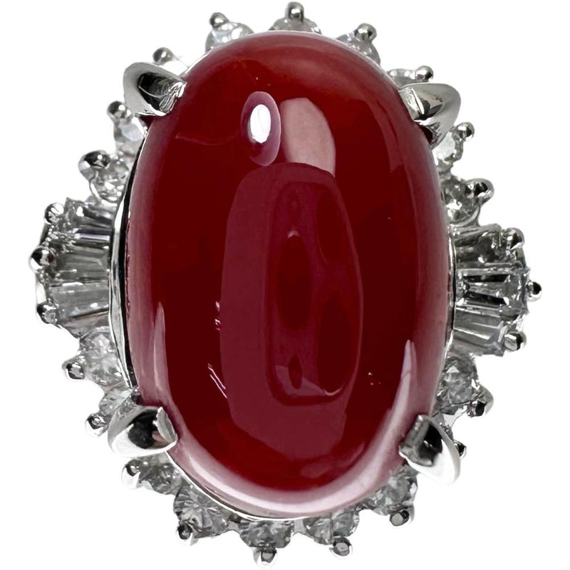 17号 血赤サンゴ ダイヤモンド 計0.48ct リング・指輪 Pt900プラチナ 9.8g レディース
【中古】【真子質店】【NN】




【SMaMo】