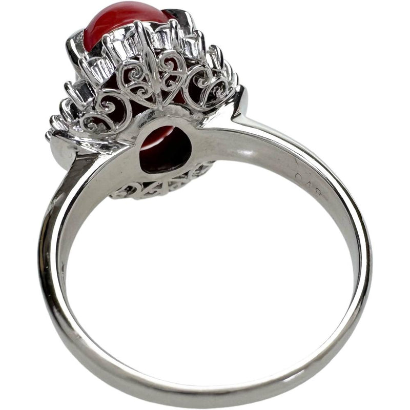 17号 血赤サンゴ ダイヤモンド 計0.48ct リング・指輪 Pt900プラチナ 9.8g レディース
【中古】【真子質店】【NN】




【SMaMo】