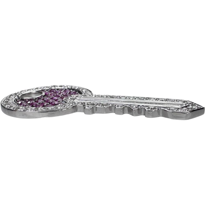 鍵/カギモチーフ ピンクサファイア 0.70ct ダイヤモンド 0.50ct ペンダントトップ K18WGホワイトゴールド 18金 7.8g レディース
【中古】【真子質店】【NN】




【SIMa】
