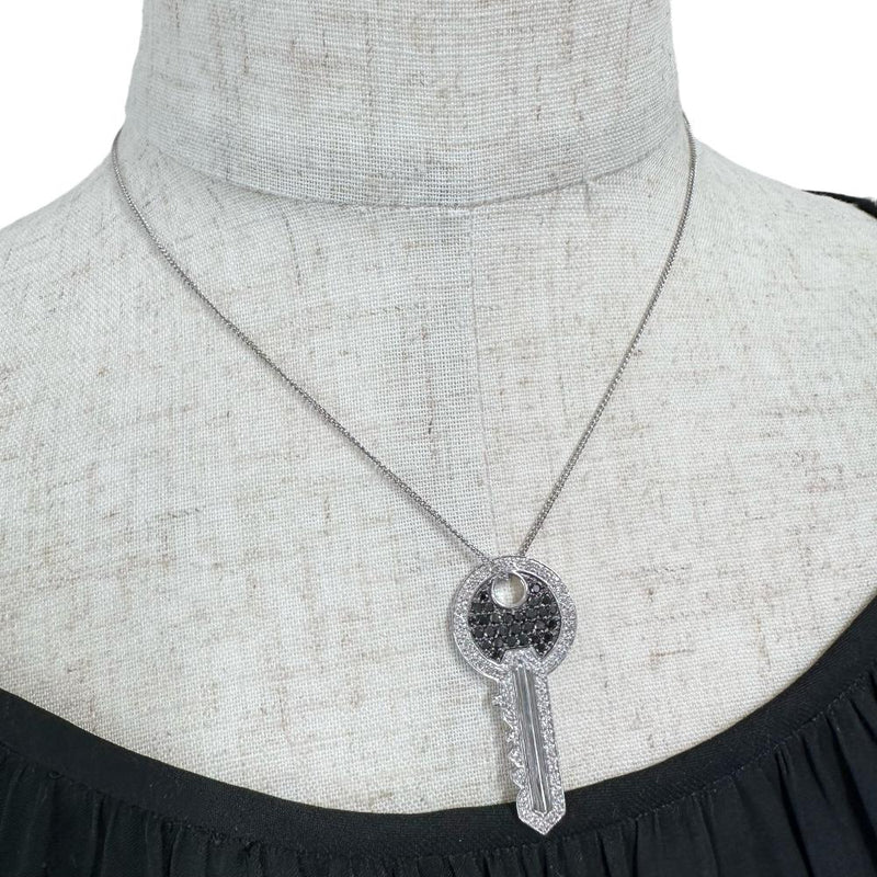 鍵/カギモチーフ ダイヤモンド/ブラックダイヤモンド 1.15ct ペンダントトップ K18WGホワイトゴールド 18金 7.4g レディース
【中古】【真子質店】【NN】




【MiMoMi】