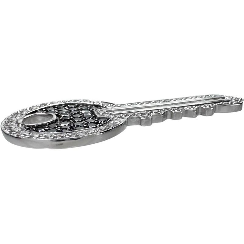 鍵/カギモチーフ ダイヤモンド/ブラックダイヤモンド 1.15ct ペンダントトップ K18WGホワイトゴールド 18金 7.4g レディース
【中古】【真子質店】【NN】




【MiMoMi】