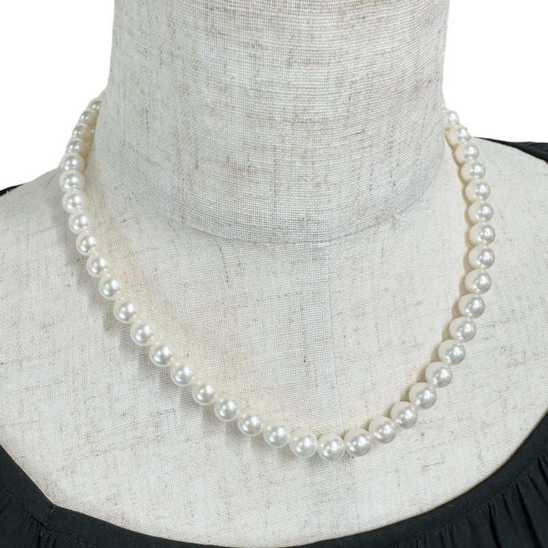 アコヤ真珠 7.5～7.8mm ネックレス シルバー 37.0g 43cm レディース
【中古】【真子質店】【NN】




【DSMo】