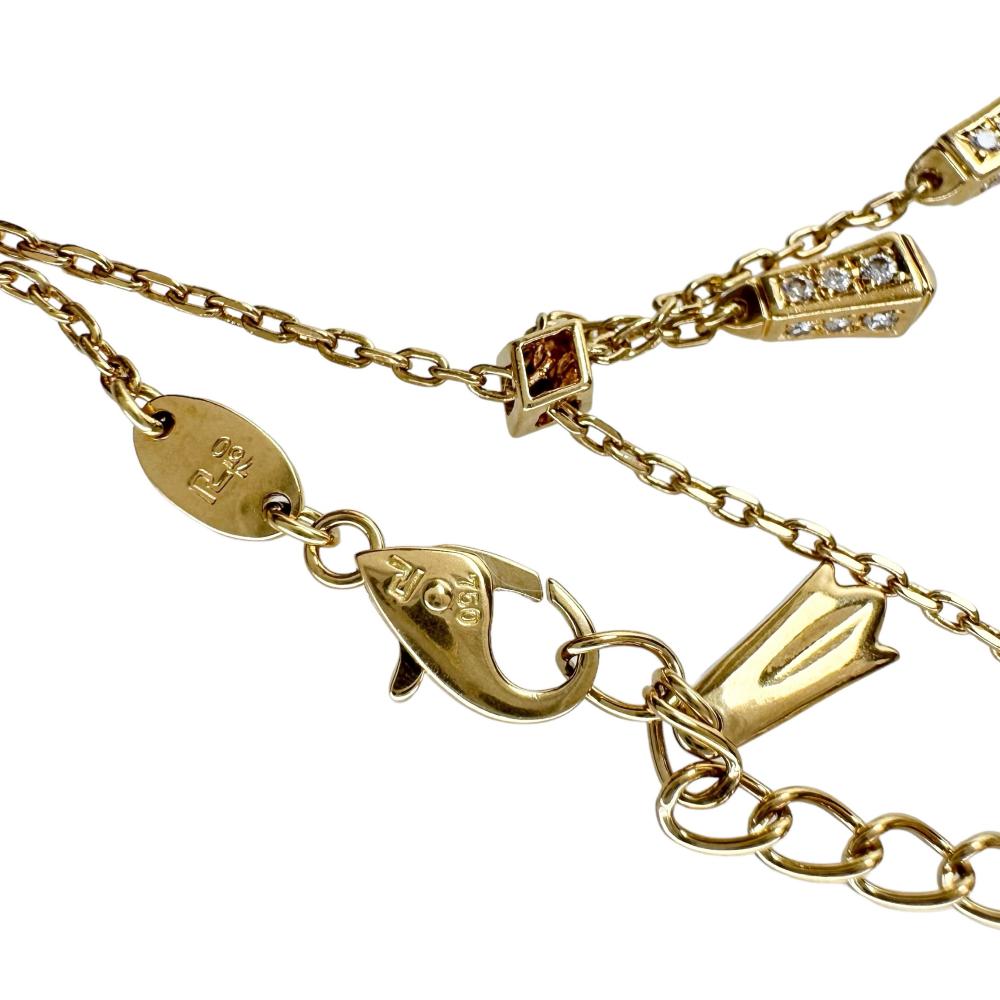 POLA/ポーラ】 ダイヤモンド 0.23ct ネックレス K18ゴールド 18金 7.0g 