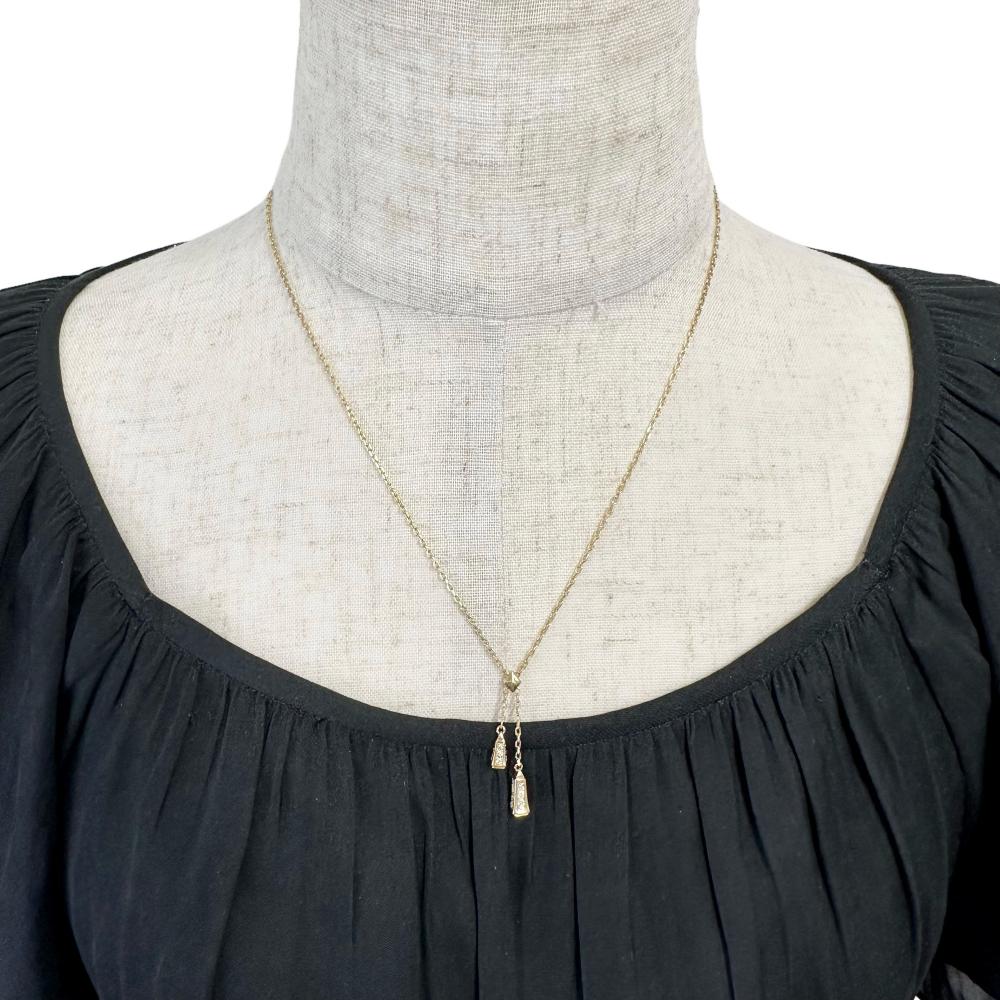 POLA/ポーラ】 ダイヤモンド 0.23ct ネックレス K18ゴールド 18金 7.0g 