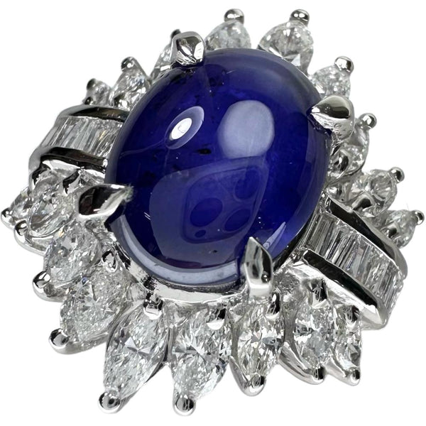 ★★最終特価品 13号 非加熱スリランカ産バイオレットスターサファイア 4.78ct ダイヤモンド 計1.19ct リング・指輪 Pt900プラチナ 9.4g レディース
【中古】【真子質店】【ON】




【MaMaTT】
