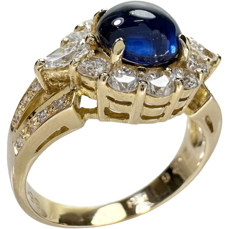 14号 カボションカットサファイア 2.26ct ダイヤモンド 0.99ct リング・指輪 K18ゴールド 18金 6.5g レディース
【中古】【真子質店】【NN】




【ITMoD】