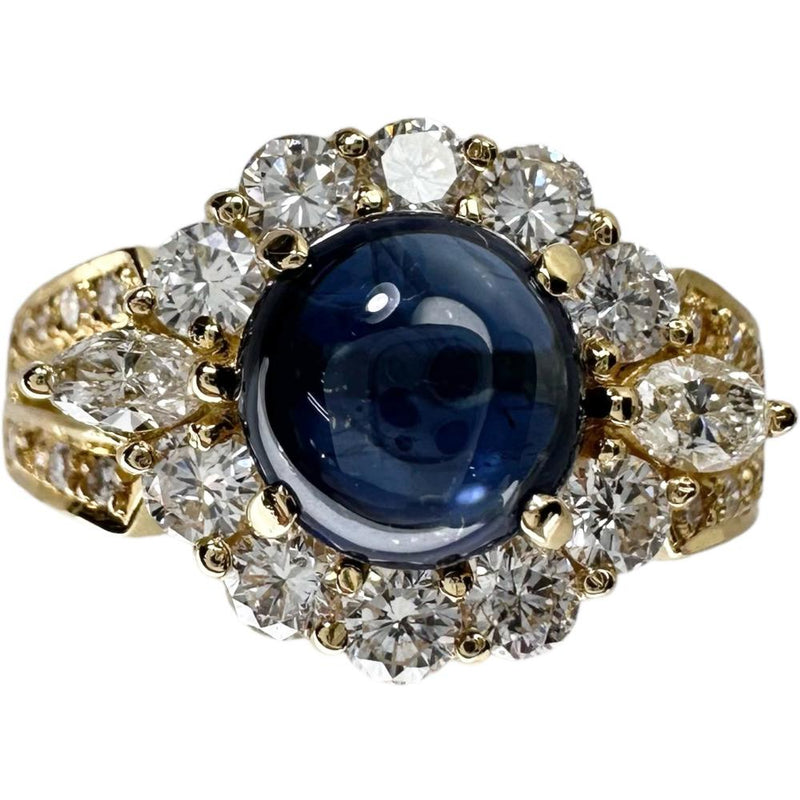 14号 カボションカットサファイア 2.26ct ダイヤモンド 0.99ct リング・指輪 K18ゴールド 18金 6.5g レディース
【中古】【真子質店】【NN】




【ITMoD】