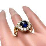 14号 カボションカットサファイア 2.26ct ダイヤモンド 0.99ct リング・指輪 K18ゴールド 18金 6.5g レディース
【中古】【真子質店】【NN】




【ITMoD】