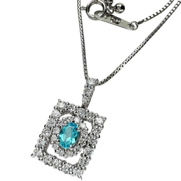 パライバトルマリン 0.257ct ダイヤモンド 0.693ct ネックレス Pt850プラチナ/Pt900プラチナ 7.4g 45cm レディース
【中古】【真子質店】【NN】




【IIII】