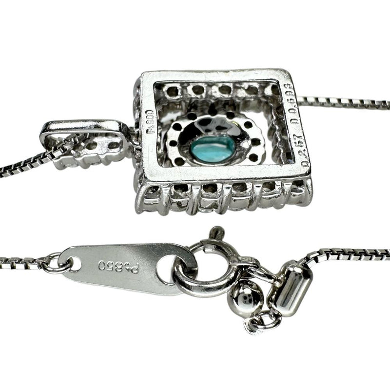パライバトルマリン 0.257ct ダイヤモンド 0.693ct ネックレス Pt850プラチナ/Pt900プラチナ 7.4g 45cm レディース
【中古】【真子質店】【NN】




【IIII】