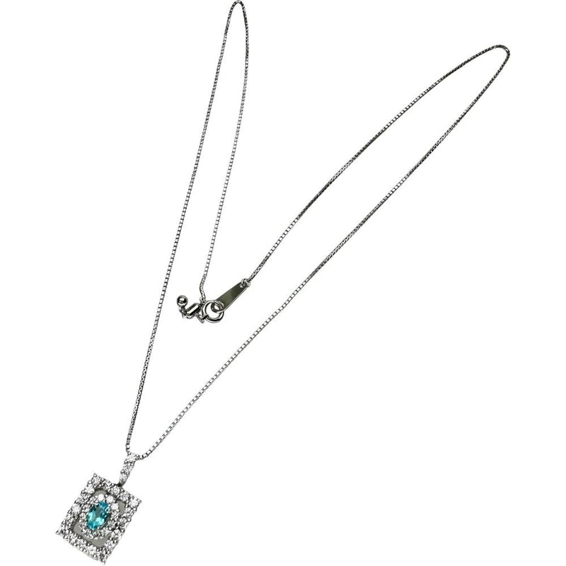 パライバトルマリン 0.257ct ダイヤモンド 0.693ct ネックレス Pt850プラチナ/Pt900プラチナ 7.4g 45cm レディース
【中古】【真子質店】【NN】




【IIII】