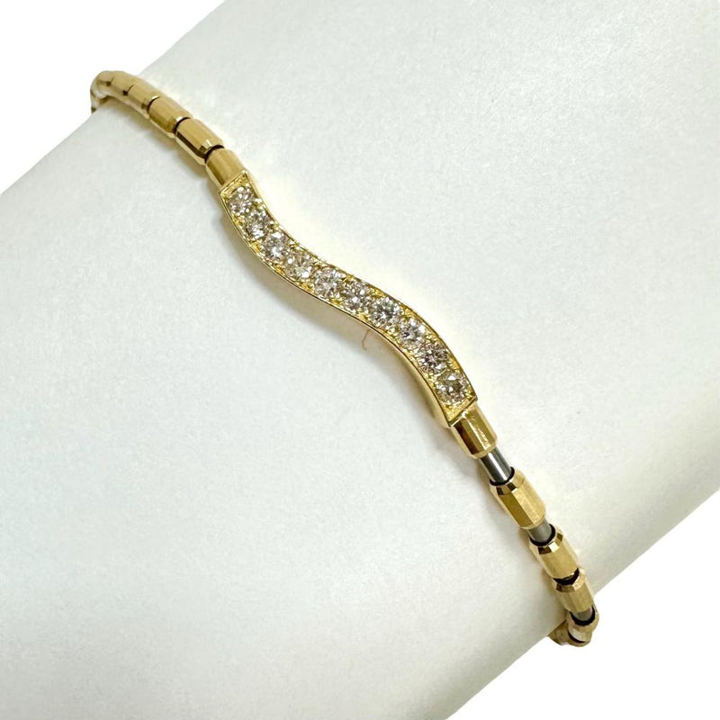 ダイヤモンド 計0.30ct ブレスレット K18ゴールド 18金 4.1g 16～20cm レディース
【中古】【真子質店】【NN】




【DKMa】