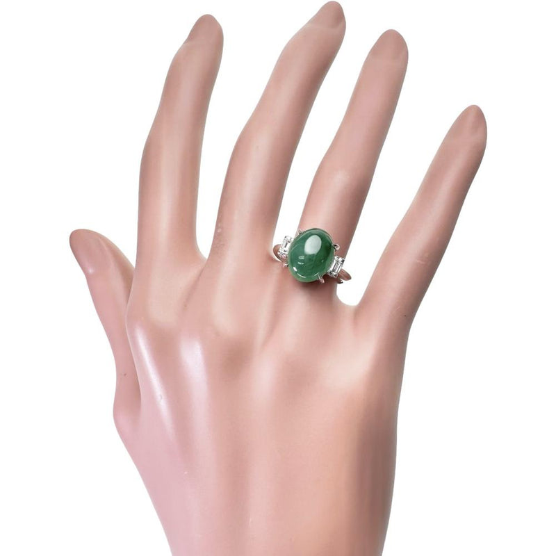 11号 ヒスイ 5.23ct ダイヤモンド 計0.22ct リング・指輪 Pt900プラチナ 6.6g レディース
【中古】【真子質店】【NN】




【MiMix】