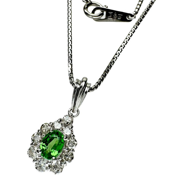 グリーングロッシュラーガーネット 0.47ct ダイヤモンド 0.43ct ネックレス Pt850プラチナ/Pt900プラチナ 5.8g 40cm レディース
【中古】【真子質店】【NN】




【MoIK】
