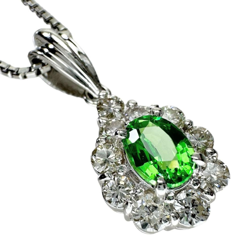 グリーングロッシュラーガーネット 0.47ct ダイヤモンド 0.43ct ネックレス Pt850プラチナ/Pt900プラチナ 5.8g 40cm レディース
【中古】【真子質店】【NN】




【MoIK】
