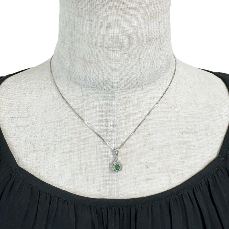 グリーングロッシュラーガーネット 0.47ct ダイヤモンド 0.43ct ネックレス Pt850プラチナ/Pt900プラチナ 5.8g 40cm レディース
【中古】【真子質店】【NN】




【MoIK】
