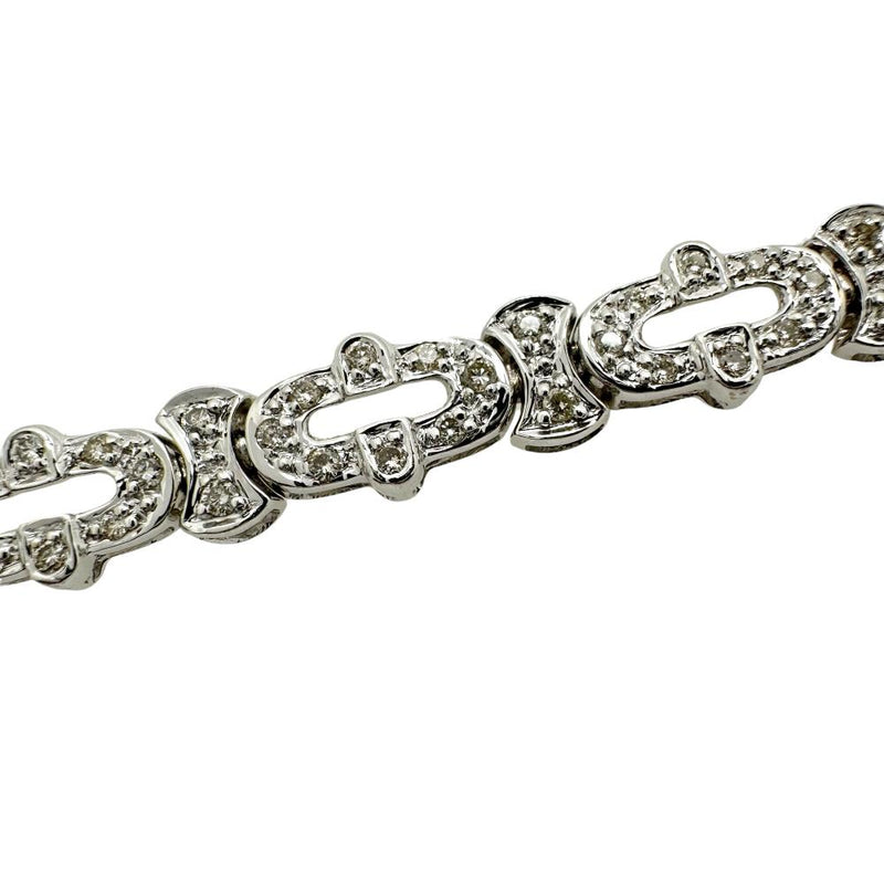 ダイヤモンド 計0.15/計1.08ct ブレスレット K18WGホワイトゴールド 18金 14.4g 19.5cm レディース
【中古】【真子質店】【NN】




【IYKT】