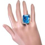 17号 ブルートパーズ 20.0ct ダイヤモンド 計0.20ct リング・指輪 K18WGホワイトゴールド 18金 11.7g レディース
【中古】【真子質店】【NN】




【STD】