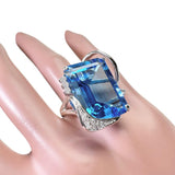 17号 ブルートパーズ 20.0ct ダイヤモンド 計0.20ct リング・指輪 K18WGホワイトゴールド 18金 11.7g レディース
【中古】【真子質店】【NN】




【STD】