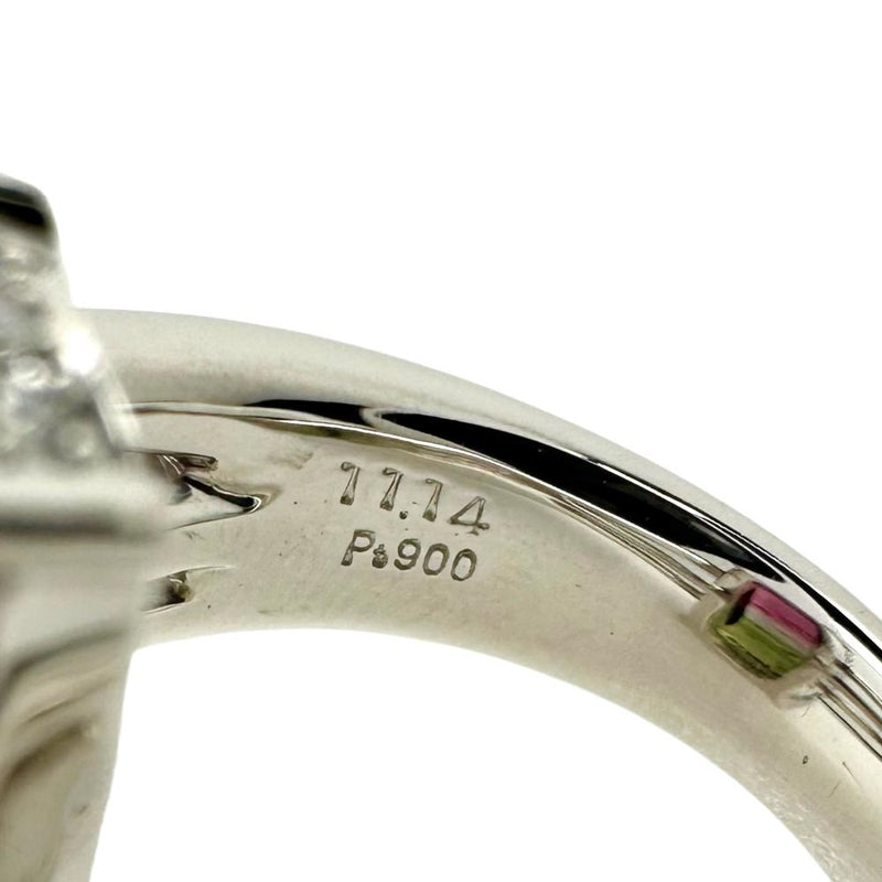 10号 パーティカラードトルマリン 11.14ct ダイヤモンド 計.0.53ct リング・指輪 Pt900プラチナ 15.7g レディース
【中古】【真子質店】【NN】




【IxDMo】