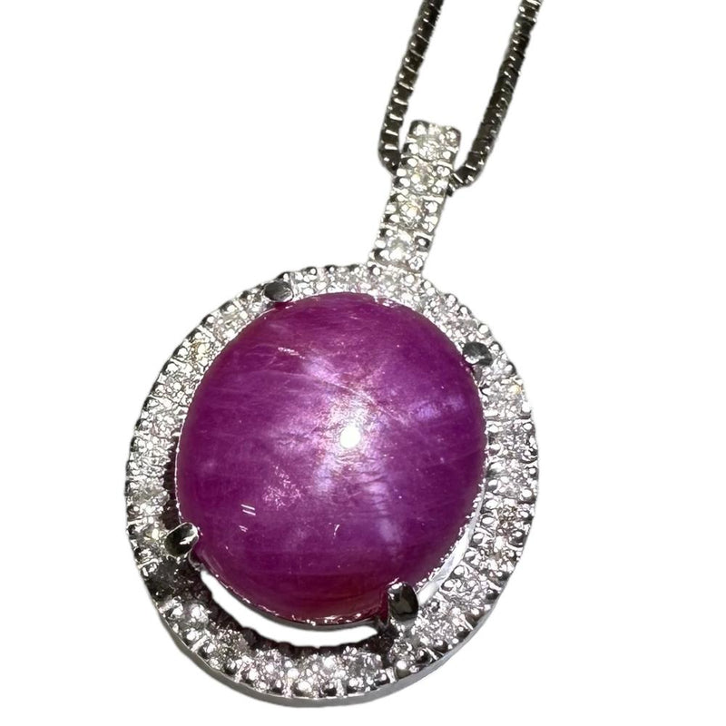 ★★最終特価品 スタールビー 6.29 ct ダイヤモンド 計0.20ct ネックレス K18WGホワイトゴールド 18金 6.2g 45cm レディース
【中古】【真子質店】【NN】




【KTY】