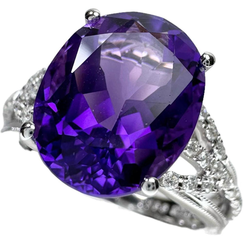 12号 アメジスト 3.97ct ダイヤモンド 計0.23ct リング・指輪 K18WGホワイトゴールド 18金 4.5g レディース
【中古】【真子質店】【NN】




【MoxY】
