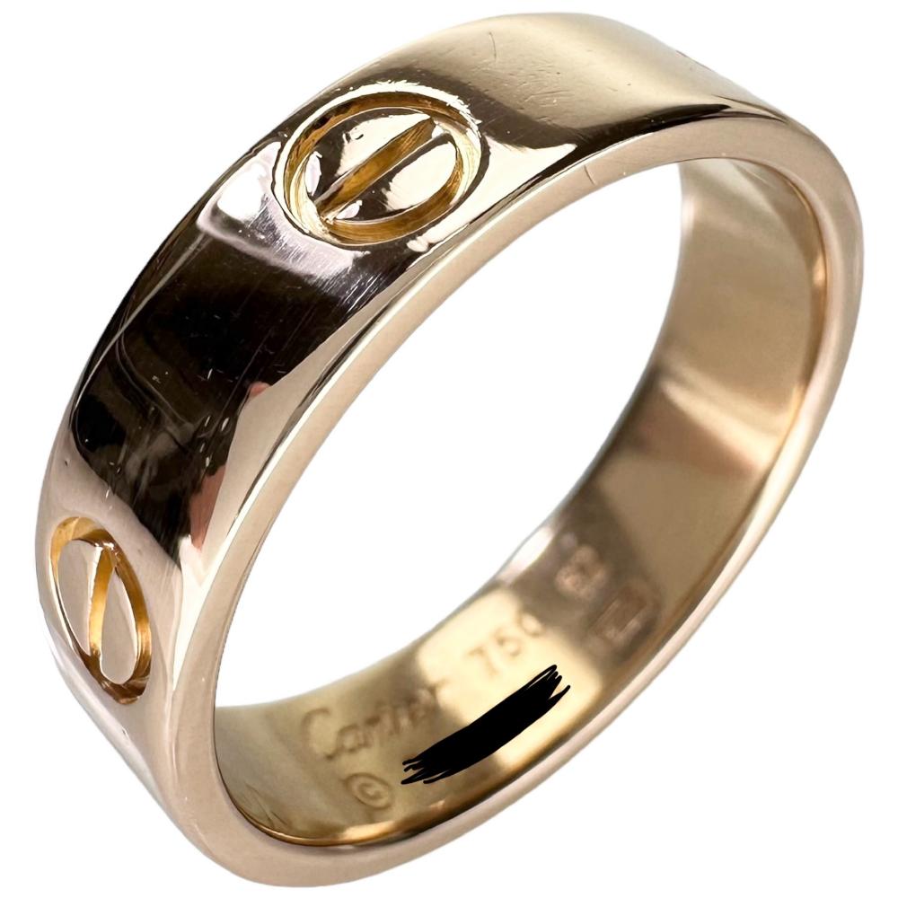 22号【CARTIER/カルティエ】 メンズOK リング・指輪 ラブリング K18