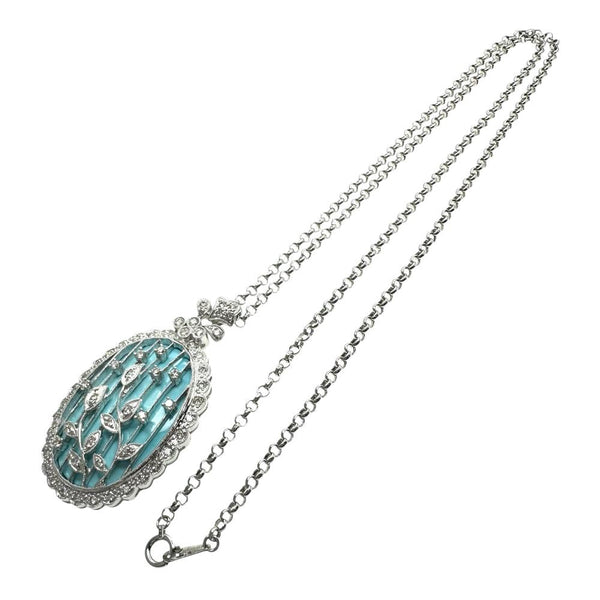 ★★最終特価品 ターコイズ/トルコ石 ダイヤモンド 計1.00ct ネックレス K18WGホワイトゴールド 18金 18.3g 50.5cm レディース
【中古】【真子質店】【NN】




【IYYI】